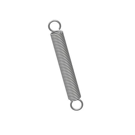 Extension Spring, O= .219, L= 1.63, W= .027